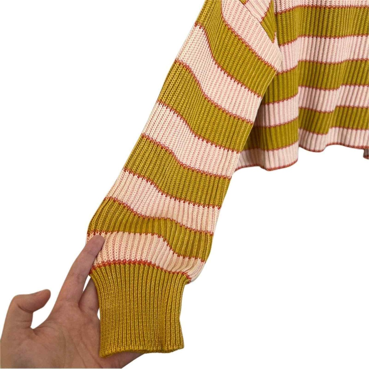 Just my stripe pullover sweater outlet