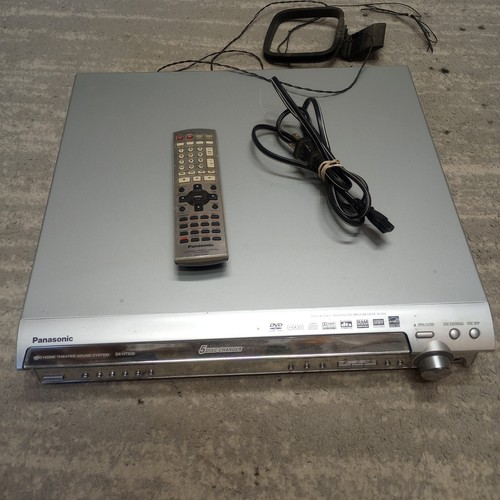 Panasonic SAHT930 5Disc Changer DVD Home Theater Sound System No