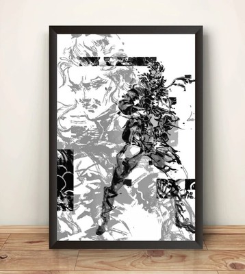 Big Boss & The Boss MGS MGS3 Snake Eater Premium Poster
