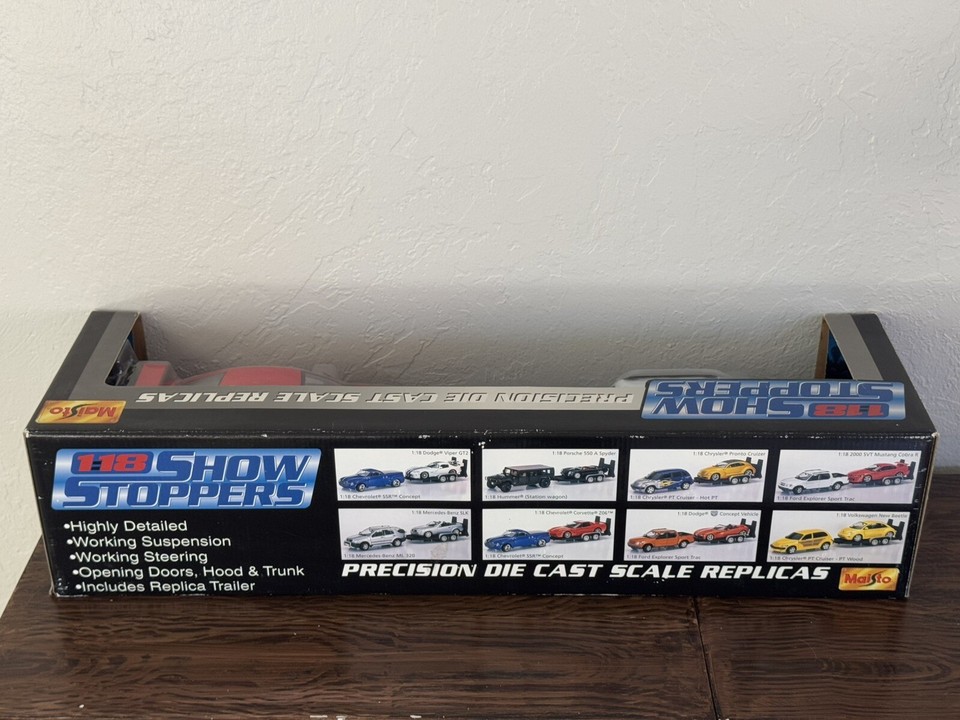 Maisto 1/18 – SVT Mustang Cobra R 2000 En Boîte, Modèle D'Occasion Pour Collection