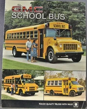 1984 GMC School Bus Truck Catalog Brochure Vandura Van Nice Original 84