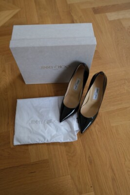 Jimmy Choo Anouk / Love Gr. 39 Damenschuh Schwarz High Heels Sehr guter Zustand