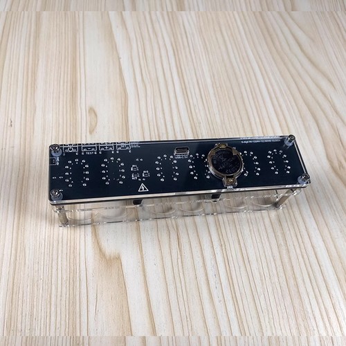 DC 5V 6-bit IN-12 Glow Tube Clock IN12 Nixie Clock Base - Picture 12 of 14