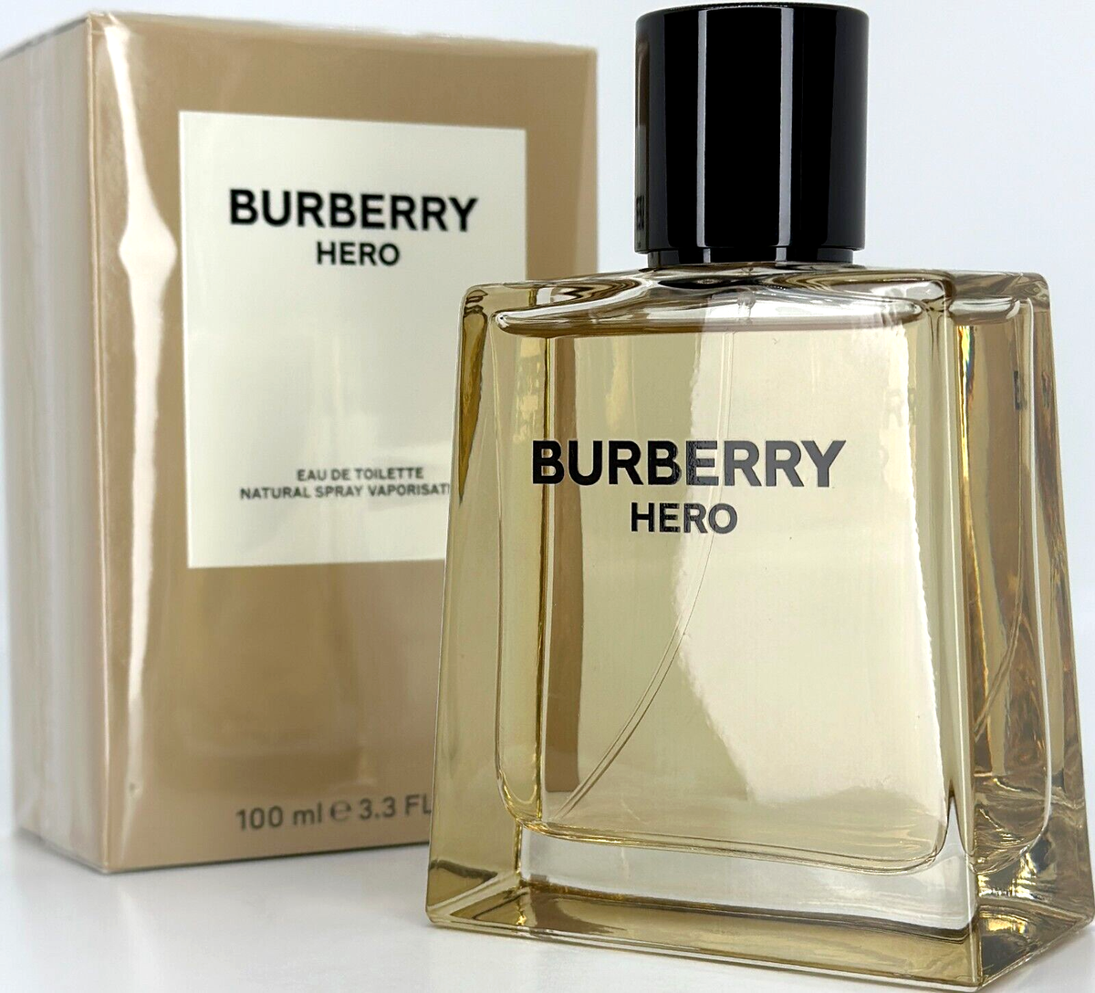 BURBERRY HERO EAU DE TOILETTE SPRAY FOR MEN 3.3 Oz / 100 ml BRAND
