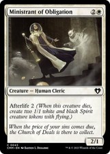 MINISTRANT OF OBLIGATION x4 mtg casi nuevo-m Commander Masters 4 comunes