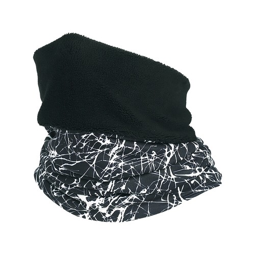 Winter Neck Warmer Gaiter Fleece Windproof Ski Snow Half Face Mask Printed Scarf - Picture 16 of 43
