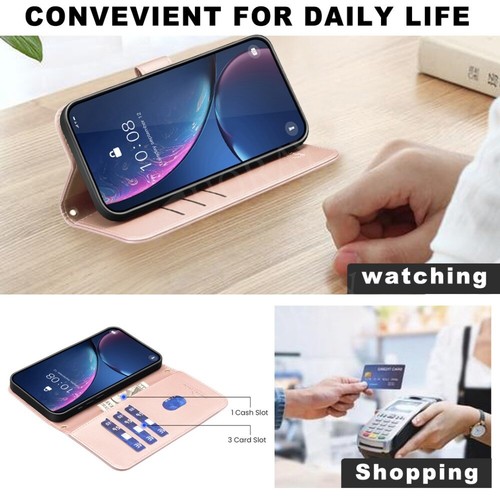 Leder Hülle für Xiaomi Redmi Note 11 12 13 14 Pro+ 5G Schutz Cover Handy Tasche - Picture 78 of 90