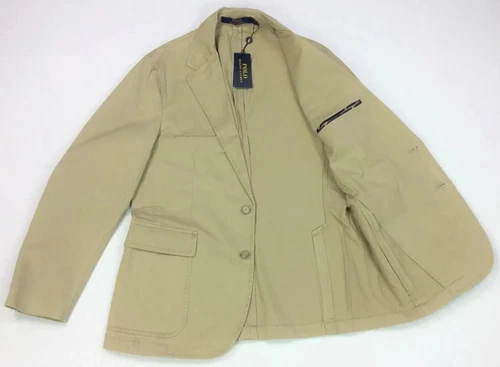 Polo Ralph Lauren Stretch Cotton Chino Preppy Blazer Jacket Sport Coat Gentleman image 5