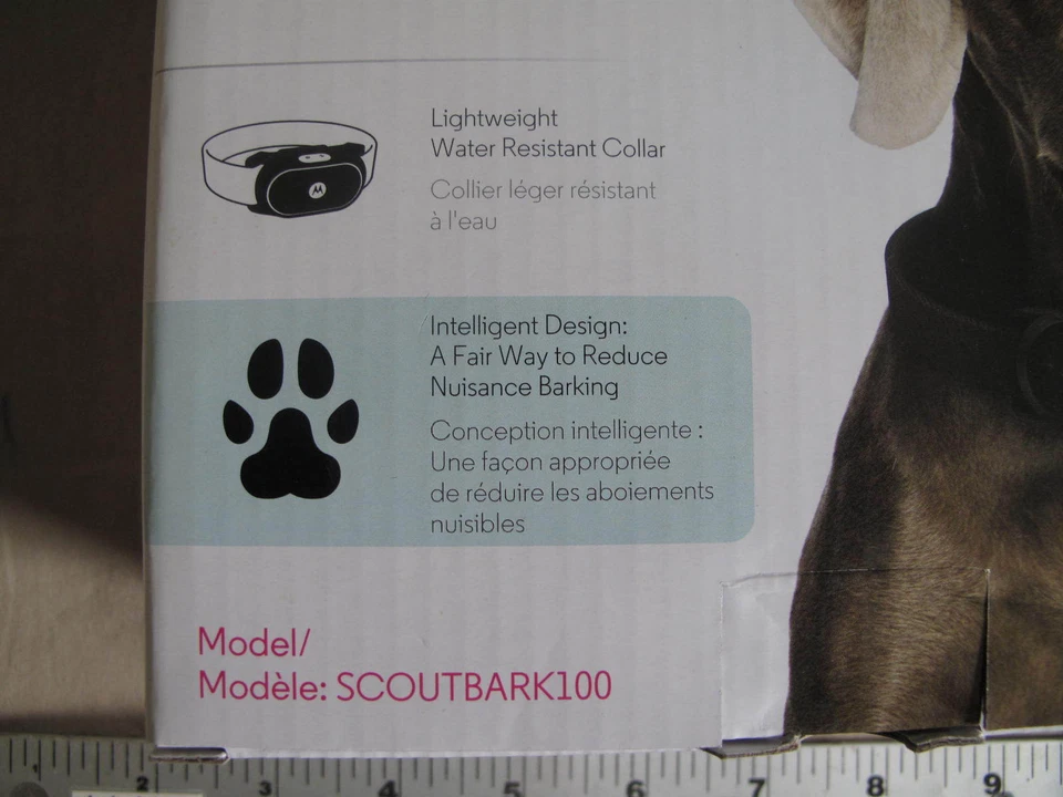 (1) NEW Motorola No-Bark Collar 9 Correction Levels Gentle to Firm SCOUTBARK100  - Image 3 of 4