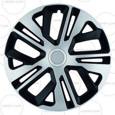 RAVEN MIX KIT 4 COPRICERCHI UNIVERSALI X AUTO RAGGIO 14" BICOLORE RENAULT CLIO