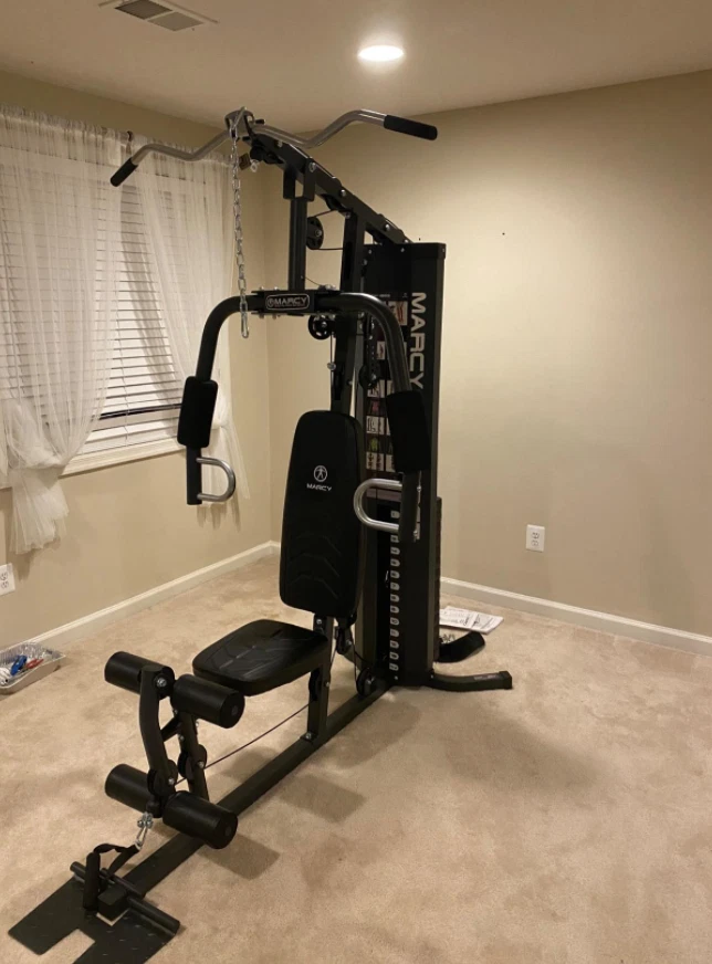 Marcy 150lb. Stack Home Gym with Pulley Arm and Leg Developer