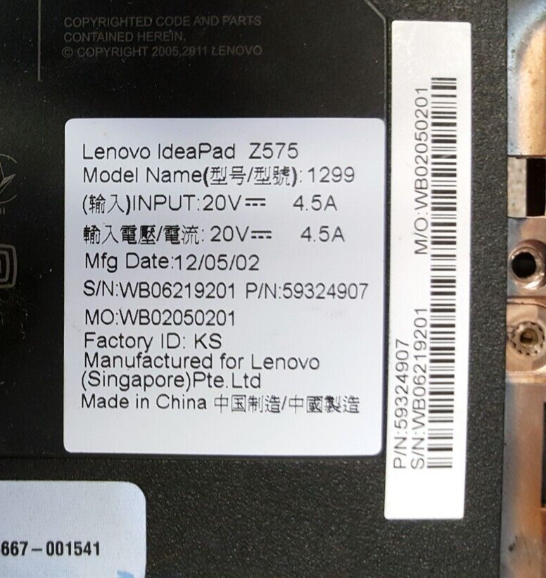 Lenovo IdeaPad Z575 Z570 USB Audio Card Reader Board w/Cable Lenovo IdeaPad Z575 Z570 USB Audio Card Reader Board w/Cable