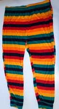 NEW MEN'S STRIPE COLORFUL PAJAMA SLEEP PANTS 2X