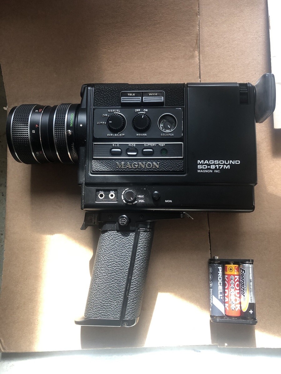 Magnon 8mm Sound Camera SD-817M Vintage VGC | eBay