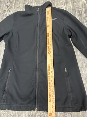columbia omni shield jacket womens SIZE LARGE BLACK | eBay