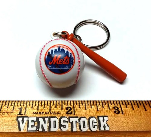 NEW YORK METS MLB BASEBALL LIZENZIERTER SCHLÜSSELANHÄNGER BACKBACK PULL GESCHENK SIE WÄHLEN EINEN - Bild 3 von 13