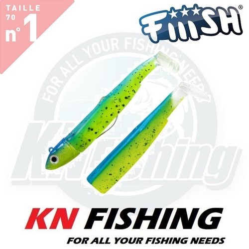 FIIISH BLACK MINNOW Nº1 70mm Silicona Señuelos Giratorios LRF Pesca 3gr - 12gr - Imagen 39 de 63