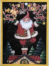 Mary Engelbreit Handmade Magnet-Believe