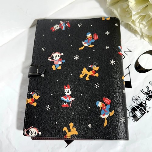 NWT Coach Notebook In Signature Canvas with strawberry/floral/holiday print - Picture 15 of 67