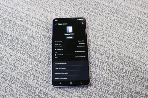 Samsung S24+ SM-S926W 256GB Cobalt Violet Smartphone (Unlocked) - Photo 2 sur 9