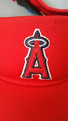 Los Angeles Angels MLB Red Visor Adjustable OSFM Baseball OC 