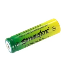 Skywolfeye 14500 Battery 1200mAh Li-ion 3.7V Rechargeable Batteries Cell USA Lot