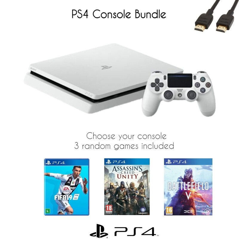 SONY PLAYSTATION 4 (PS4) 500GB OR 1TB PRO - CHOOSE BUNDLE