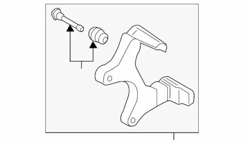 Soporte de caliper para Ford F-150 2015-2020 (P/N JL3Z-2B511-A)