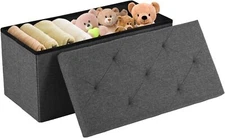 Foldable Ottoman for Bedroom End of Bed - A Large Storage Bench and Chest