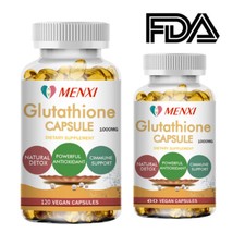 Cápsulas de glutatión 1000 mg píldora antienvejecimiento antiarrugas blanqueadora de la piel 60/120 piezas