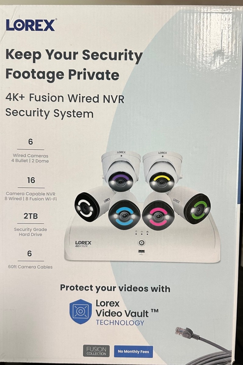 Lorex 4K+ UHD 12MP Wired Security Camera System Cameras 16