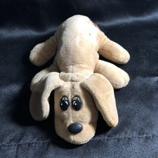 Vintage 1985 Tonka Pound Puppies Brown Newborn Puppy Dog 8" Plush Stuffed Animal