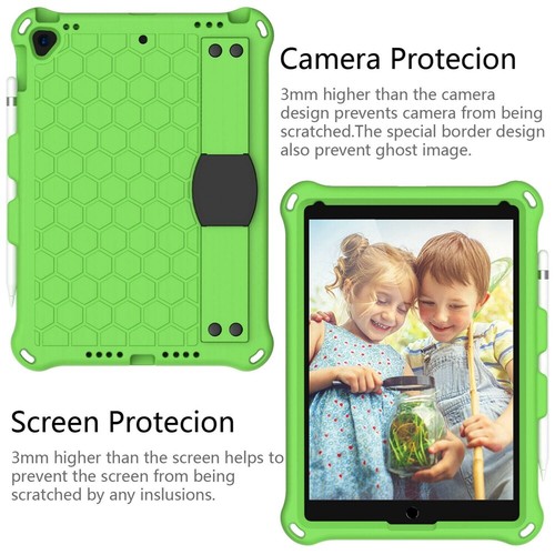 Rubber Stand Case Cover With Strap For iPad Mini Air Pro 1 2 3 4 5/6/7/8/9th Gen - Picture 54 of 84