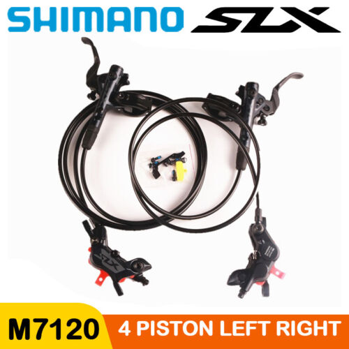 Palanca de freno de disco hidráulico Shimano SLX M7120 M7100 4 pistones MTB izquierda y derecha/juego - Imagen 1 de 8