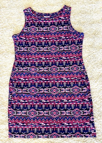 Columbia Chill River Aztec Print Dress - Beach-Golf-Athleisure - Size XXL - Picture 4 of 11