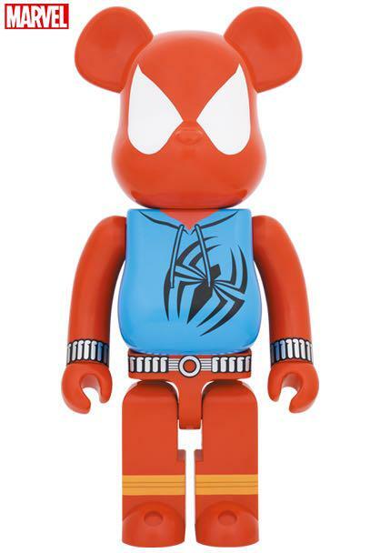 BE@RBRICK SPIDERMAN SCARLET SPIDER 1000% Medicom Toy BE@RBRICK SPIDERMAN SCARLET SPIDER 1000% Medicom Toy