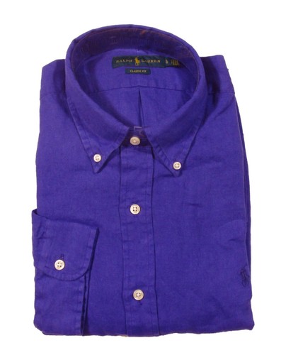 Polo Ralph Lauren Men's Blue Linen 