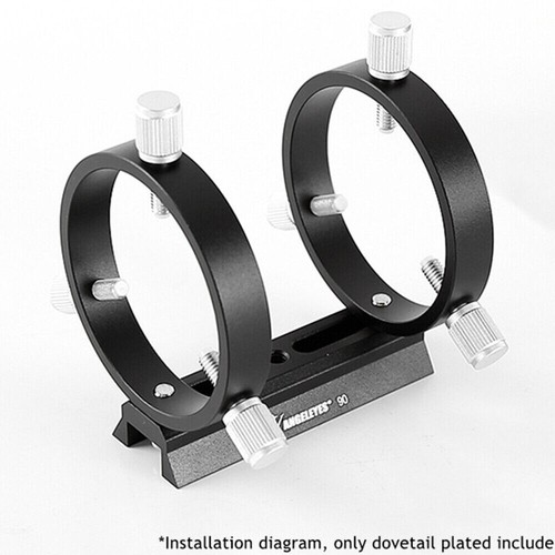 Fully Metal Dovetail Mounting Plate for Astronomical Telescopes 45mm-240m Black - Picture 9 of 18