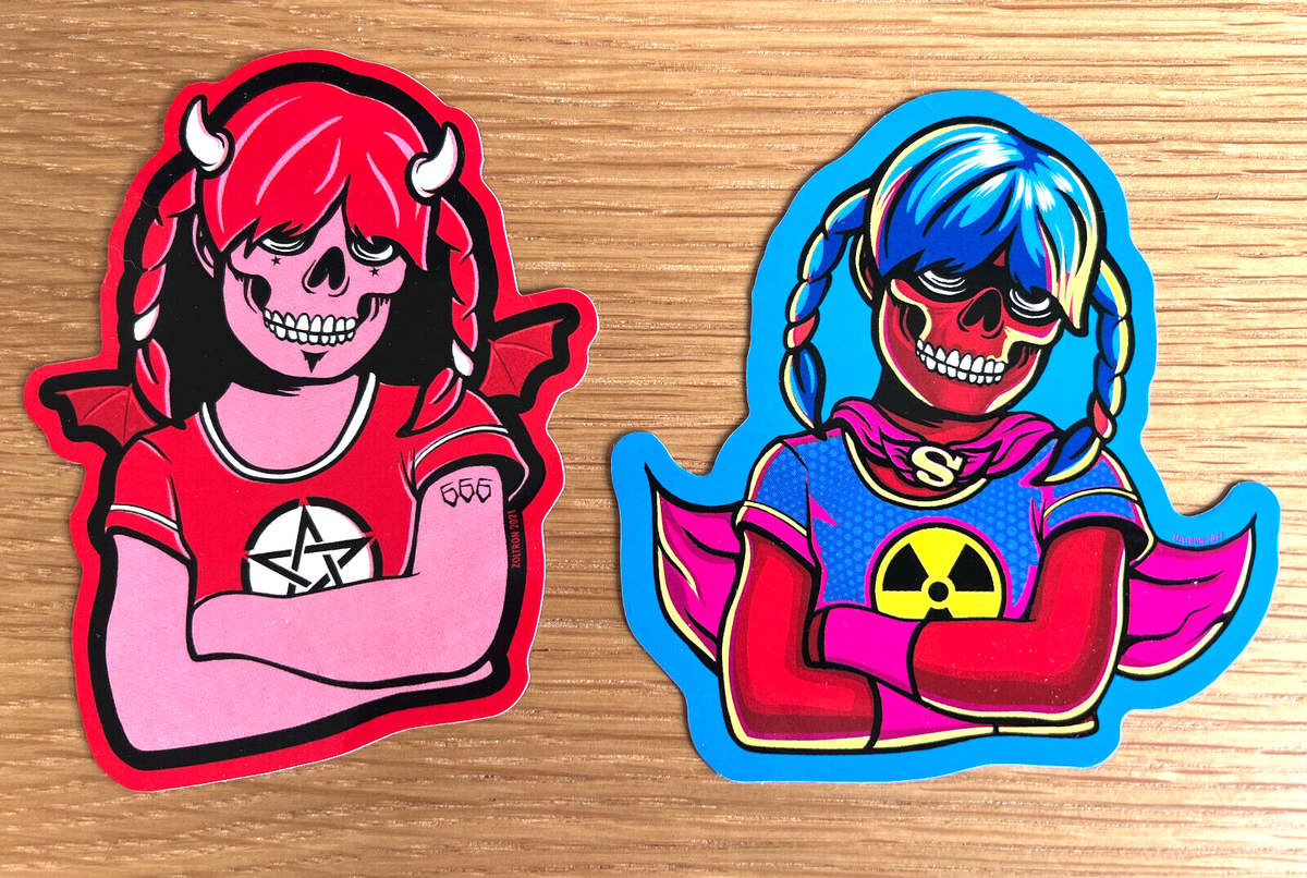 ZOLTRON SET of 11 SUE NAMI STICKERS BRAND NEW OFFICIAL -- BRAND