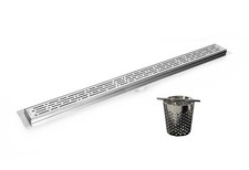 Linear Shower Drain 40 Inch With Hair Trap 7 Styles 