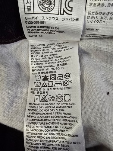 Levi's Classic Straight Purple Corduroy Pants Mid-rise Preppy Academia W32 L30 - Picture 22 of 23