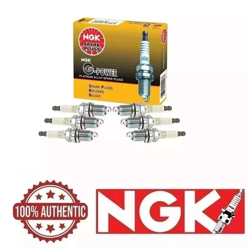 NGK ZFR5FGP SPARK PLUG PLATINUM POWER 6-PEICES 7098