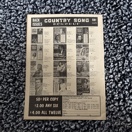 COUNTRY SONG ROUNDUP MAGAZINE, Yearbook 1965 Buck Owens Autograph - Picture 3 of 3