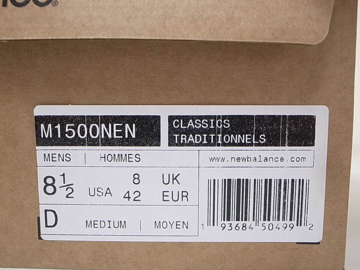 NEW BALANCE M1500NEN BLACK NEON PINK MADE IN ENGLAND US8.5 NEW BALANCE M1500NEN BLACK NEON PINK MADE IN ENGLAND US8.5