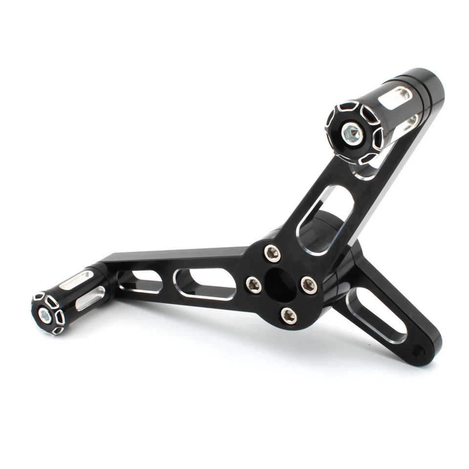 Palanca de cambios negra con puntera en el talón para Harley Sportster XL1200C XL1200R XL883 X48 Foto 3 de 4