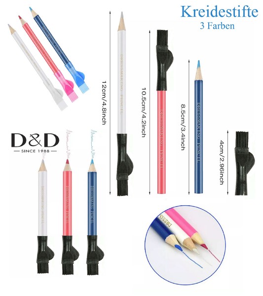 3 Kreidestifte Mit Pinsel Kreidemarker Kreide Stift Schneider Bleistifte 42091-image