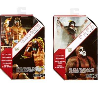Ultimate Warrior & Papa Shango 2 Pack Set Ultimate Edition IN HAND