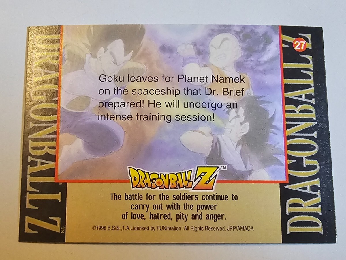 Goku Bulma 1998 Amada Dragon Ball Z DBZ #27 | eBay