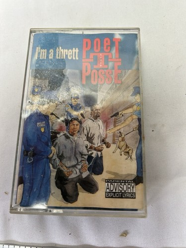 Poet-T Posse "I'm A Thrett" Conscious Hardcore Gangsta Rap Brand New Sealed - Picture 2 of 3