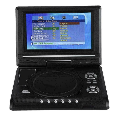 7.8'' 9.8'' 13.9'' Portable DVD Player USB 16:9 LCD Widescreen HD CD TV Player - Picture 11 of 28